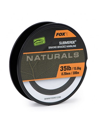 Plecionka Tonąca Fox Edges Naturals Submerge Sinking Braid 0.20mm 35lb 20.8kg 300m