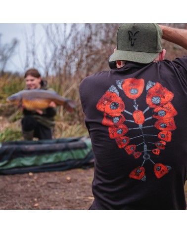 Koszulka Wędkarska T-Shirt Fox Orange Indicator T