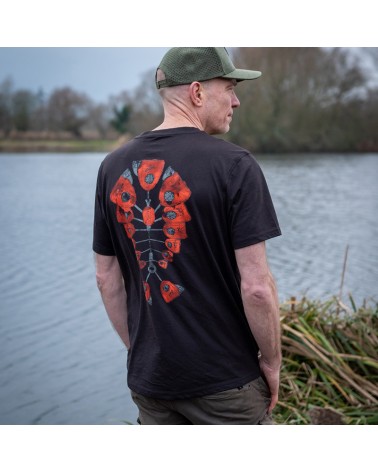 Koszulka Wędkarska T-Shirt Fox Orange Indicator T