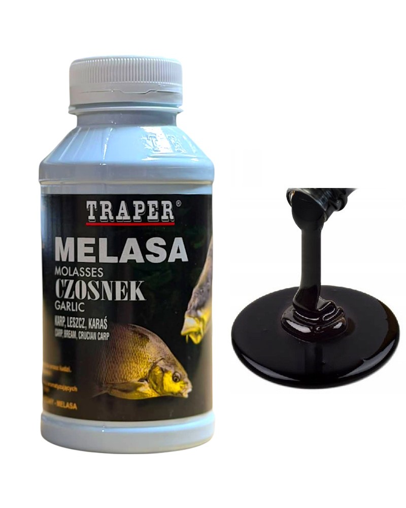 Dodatek Zanętowy Traper Melasa W Płynie Czosnek 0.25l 350g
