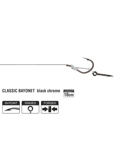 Przypon Method Feeder Traper Hikara Classic Z Bagnetem 10cm Żyłka 5szt.
