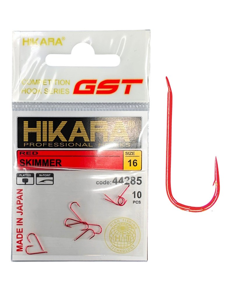 Haczyki Traper Hikara GST Skimmer Red Nr 16 10szt.