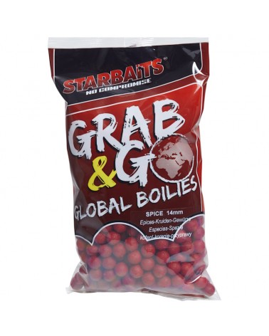 Kulki Proteinowe Starbaits Grab&Go Global Spice Przyprawy 14mm 0.8kg