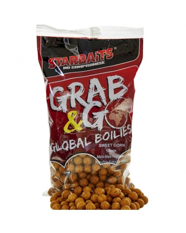 Kulki Proteinowe Starbaits Grab&Go Global Sweet Corn Kukurydza 14mm 0.8kg