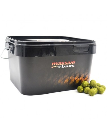Massive Baits Kulki Zanętowe Eco Boilies 18mm GLM Wiaderko 3kg