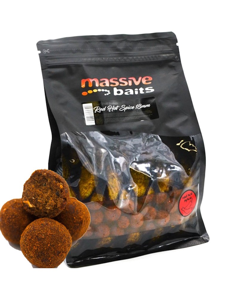 Kulki Zanętowe Massive Baits Top Shelf Boilies Red Hot Spice 18mm 1kg