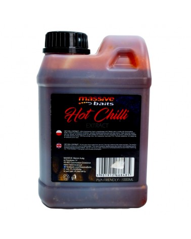 Zalewa Massive Baits Liquids Hot Chilli Extract 1000ml