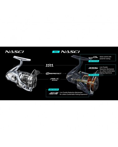 Kołowrotek Spinningowy Shimano Nasci