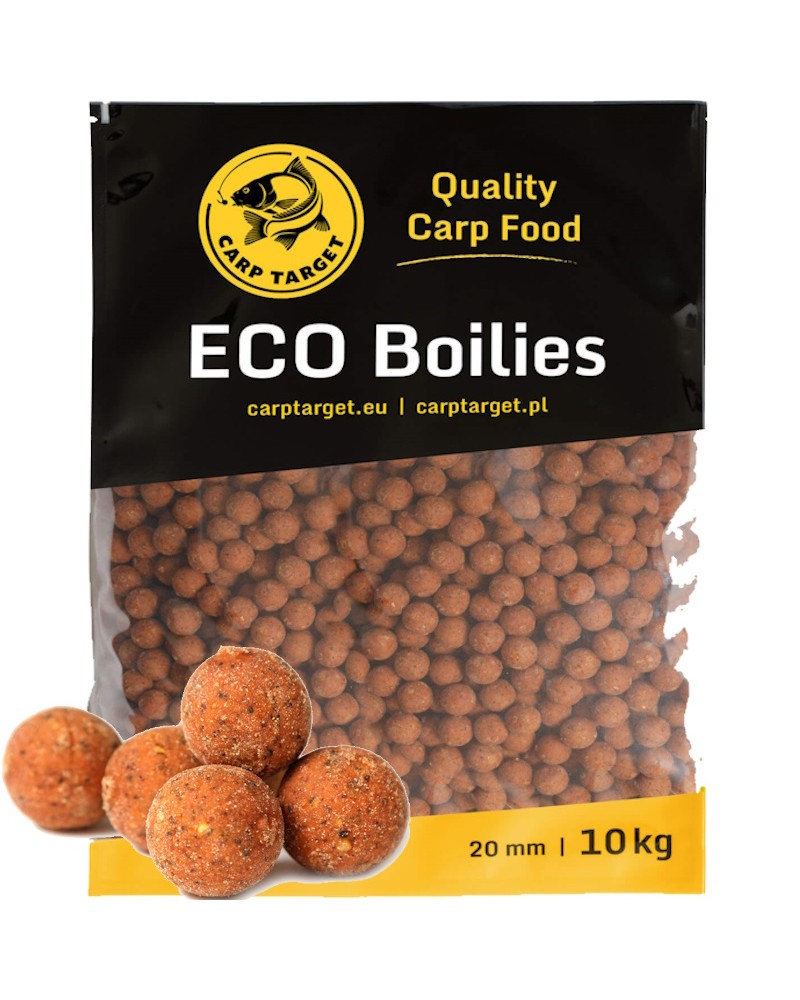 Kulki Proteinowe Zanętowe Carp Target ECO Boilies Brzoskwinia Peach 20mm 10kg