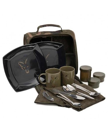 Zestaw Turystyczny Obiadowy Fox Camolite 2 Persons Dinner Set 28x12x28cm