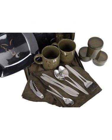 Zestaw Turystyczny Obiadowy Fox Camolite 2 Persons Dinner Set 28x12x28cm
