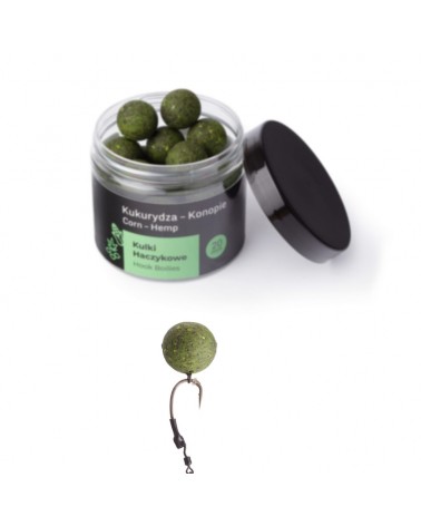 Kulki Haczykowe Carp Target Kukurydza Konopie Sweetcorn Hemp Premium 20mm 200ml