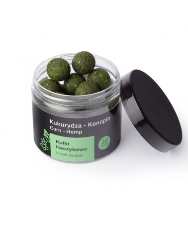 Kulki Haczykowe Carp Target Kukurydza Konopie Sweetcorn Hemp Premium 20mm 200ml