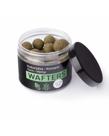 Kulki Haczykowe Carp Target Wafters Kukurydza Konopie 16-20mm 200ml