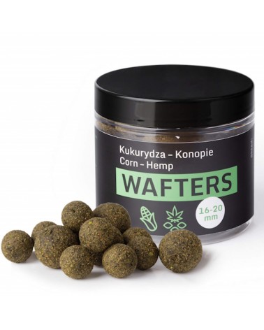 Kulki Haczykowe Carp Target Wafters Kukurydza Konopie 16-20mm 200ml