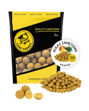 Kulki Proteinowe Zanętowe Carp Target Ananas Pineapple 20mm 1kg