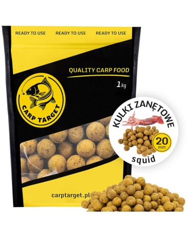 Kulki Proteinowe Zanętowe Carp Target Squid Kałamarnica 20mm 1kg