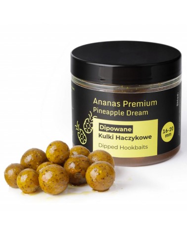 Carp Target Dipowane Kulki Haczykowe Ananas Pineapple 16-20mm 200ml