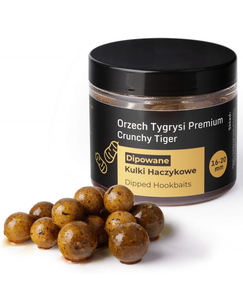 Dipowane Kulki Haczykowe Carp Target Orzech Tygrysi Tiger Nuts 16-20mm 200ml