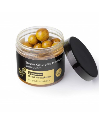 Dipowane Kulki Haczykowe Carp Target Słodka Kukurydza Sweetcorn 16-20mm 200ml