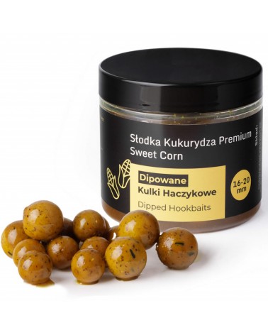 Dipowane Kulki Haczykowe Carp Target Słodka Kukurydza Sweetcorn 16-20mm 200ml