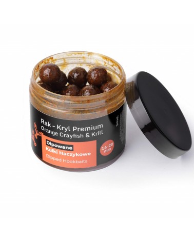 Dipowane Kulki Haczykowe Carp Target Rak + Kryl Crayfish Krill 16-20mm 200ml