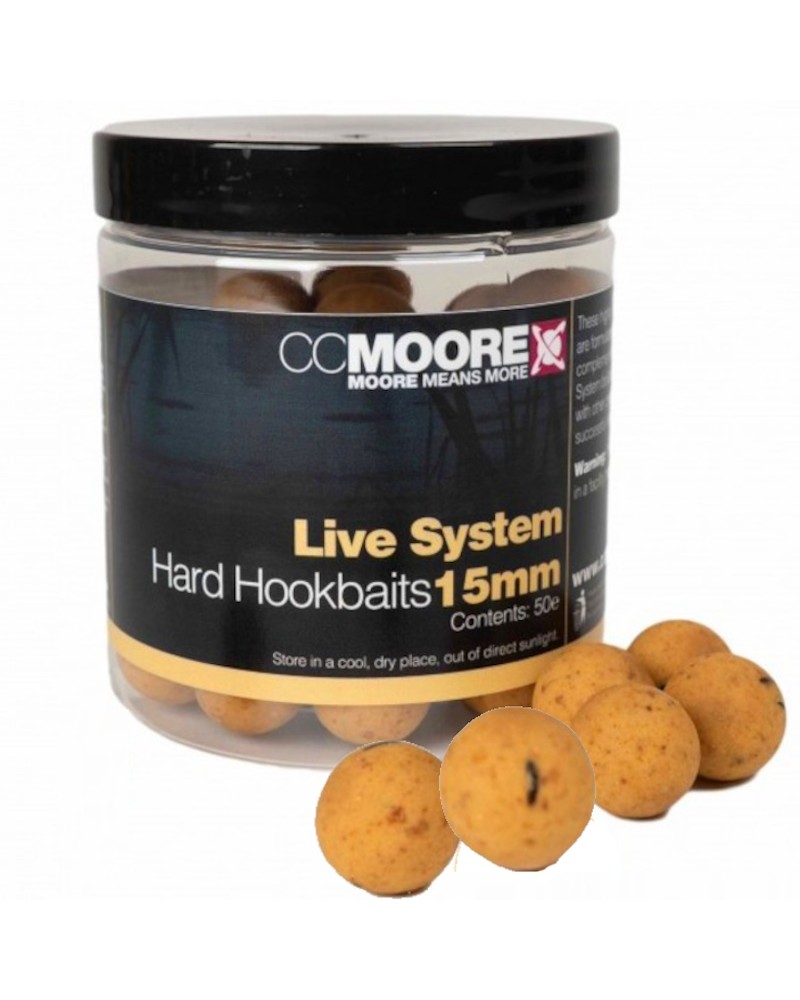 Kulki Haczykowe CC Moore Live System Hard Hookbaits 15mm 50szt.