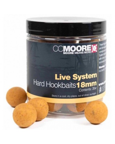 Kulki Haczykowe CC Moore Live System Hard Hookbaits 18mm 35szt.
