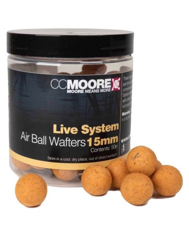 Kulki Haczykowe CC Moore Live System Air Ball Wafters 15mm 50szt.