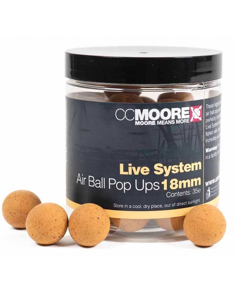 Kulki Haczykowe CC Moore Live System Air Ball Pop Ups 18mm 35szt.