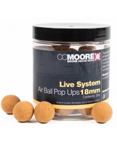 Kulki Haczykowe CC Moore Live System Air Ball Pop Ups 18mm 35szt.