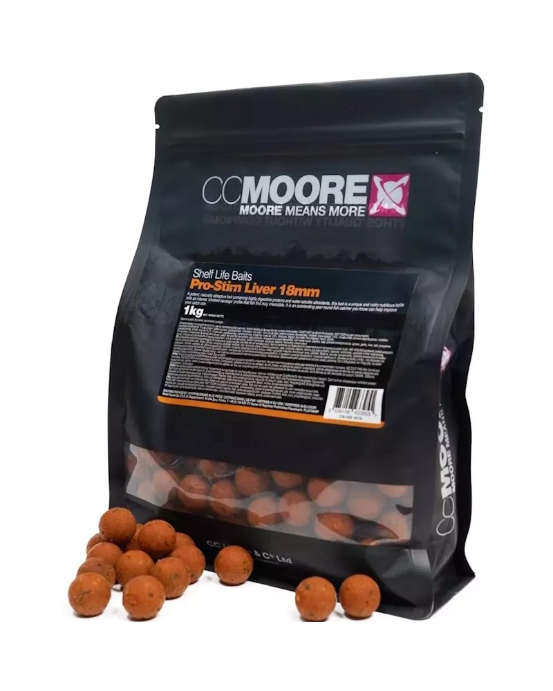 Kulki Proteinowe Zanętowe CC Moore Pro-Stim Liver 18mm 1kg