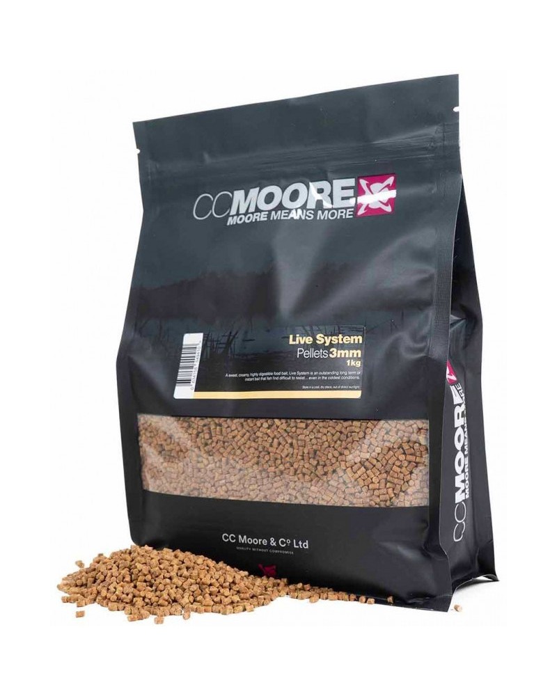 Pellet Zanętowy CC Moore Live System Pellets 3mm 1kg