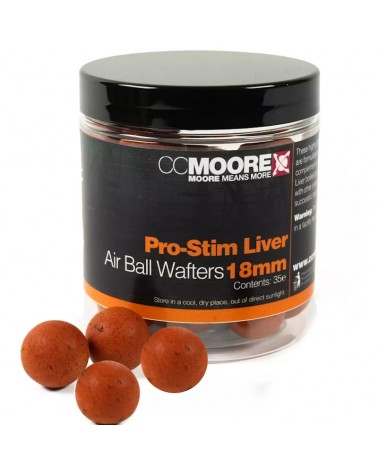 Kulki Haczykowe CC Moore Pro-Stim Liver Air Ball Wafters 18mm 35szt.