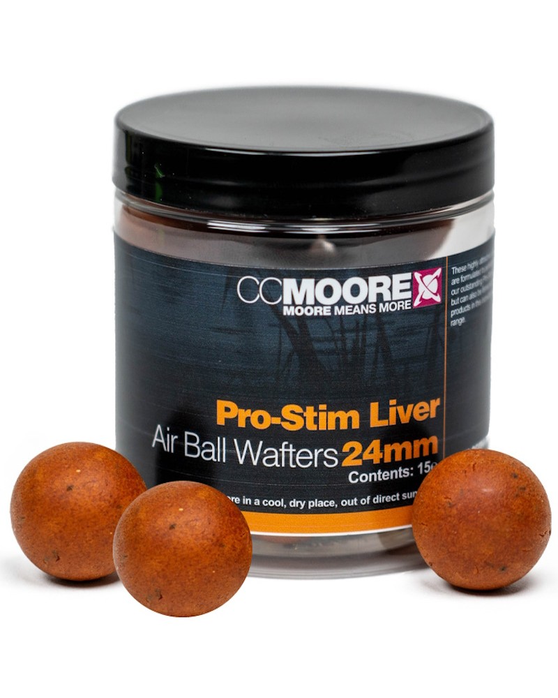Kulki Haczykowe CC Moore Pro-Stim Liver Air Ball Wafters 24mm 15szt.