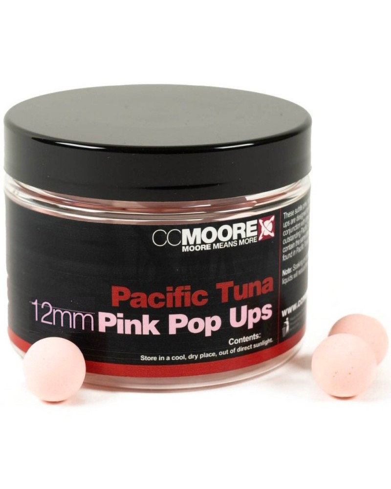 Kulki Haczykowe CC Moore Pacific Tuna Pink Pop Ups 12mm 55szt.