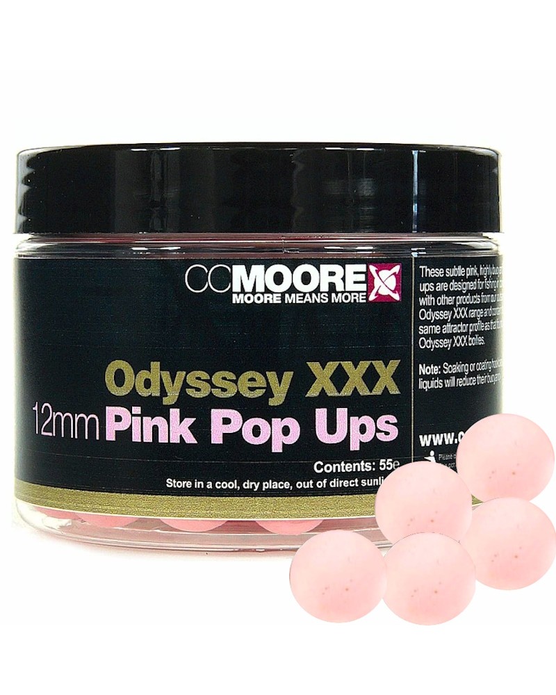 Kulki Haczykowe CC Moore Odyssey XXX Pink Pop Ups 12mm 55szt.