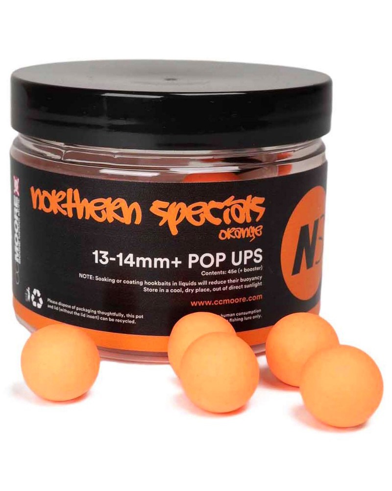 Kulki Haczykowe CC Moore NS1 Pop Ups + Orange 13-14mm 45szt.