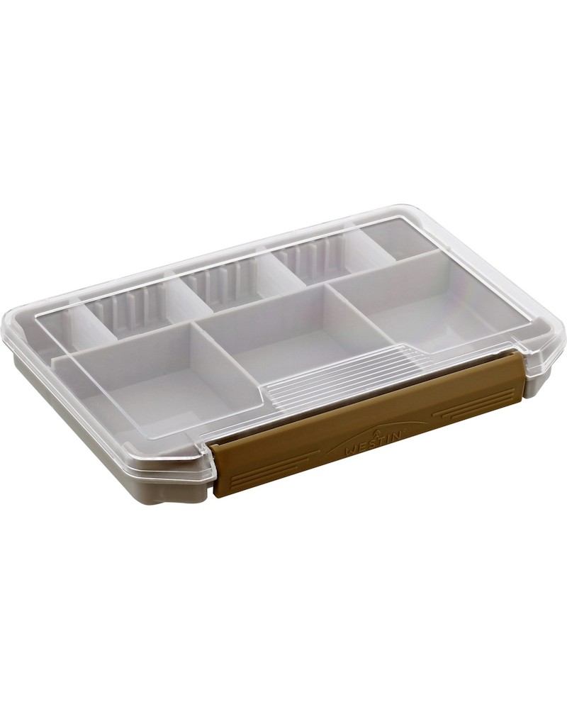 Pudełko Na Akcesoria Przynęty Westin W3 Tackle Box 20.5x14.5x3cm S2 Grey/Clear