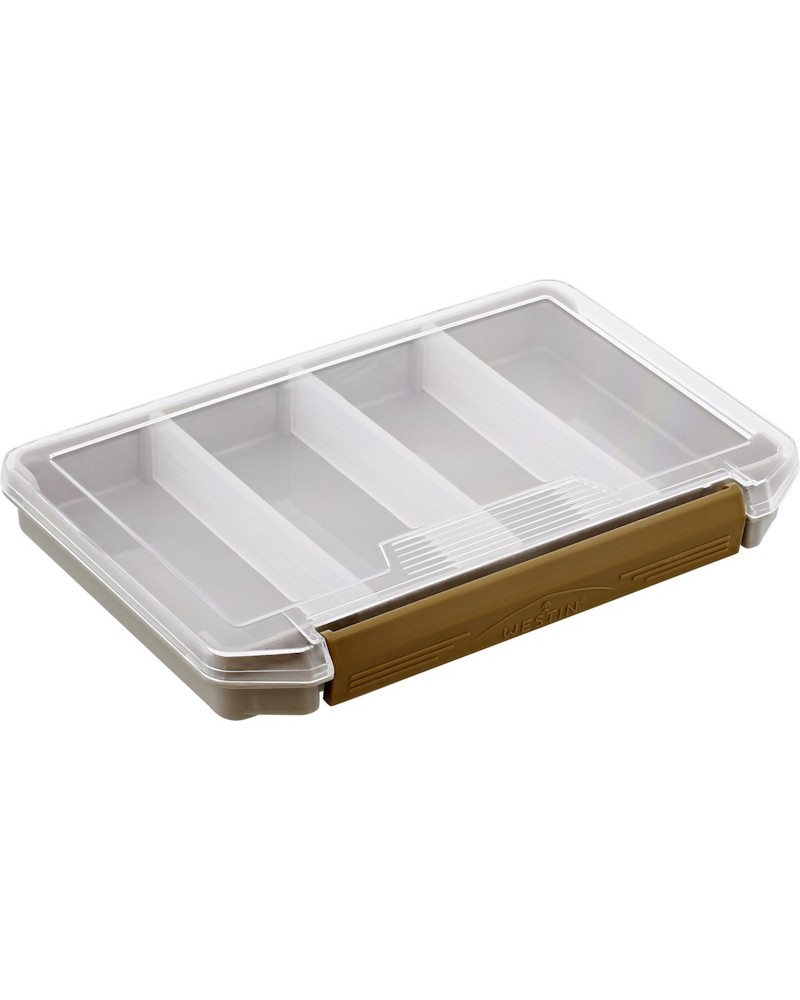 Pudełko Na Akcesoria Przynęty Westin W3 Tackle Box 20.5x14.5x3cm S5 Grey/Clear