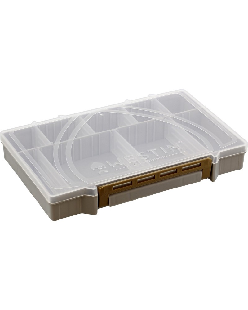 Pudełko Na Akcesoria Przynęty Westin W3 Tackle Box 25x16.5x3.6cm S2 Grey/Clear