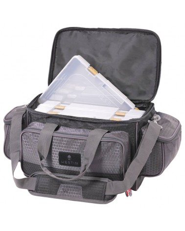 Torba Wędkarska Westin W4 Lure Loader 4 Pudełka L Titanium Black