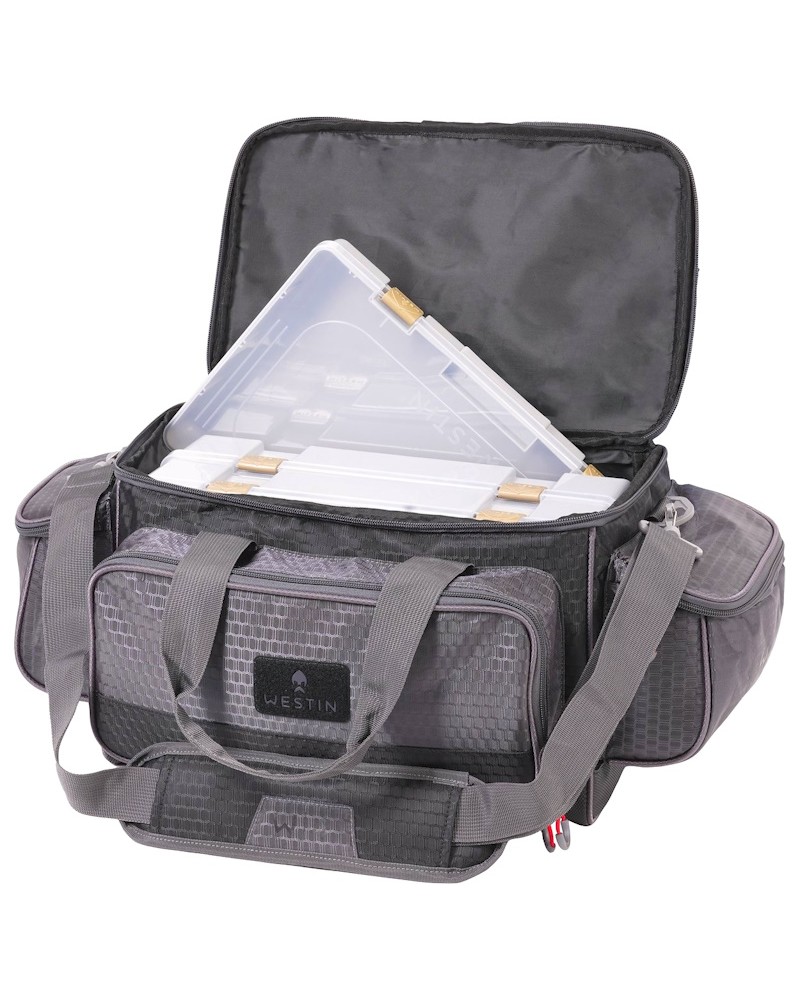 Torba Wędkarska Westin W4 Lure Loader 4 Pudełka L Titanium Black