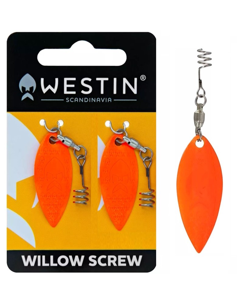 Skrzydełko Bystka Do Przynęt Westin Add-It Willow Screw M Fluo Orange 2szt.