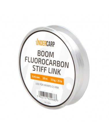 Boom Fluorocarbon Undercarp Stiff Link Na Przypony Karpiowe 0.45mm 12kg 25lb 20m