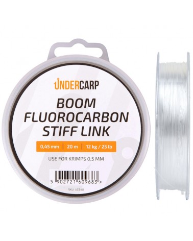 Boom Fluorocarbon Undercarp Stiff Link Na Przypony Karpiowe 0.45mm 12kg 25lb 20m