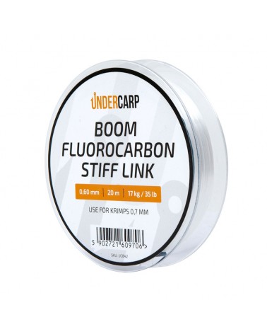 Boom Fluorocarbon Undercarp Stiff Link Na Przypony Karpiowe 0.60mm 17kg 35lb 20m