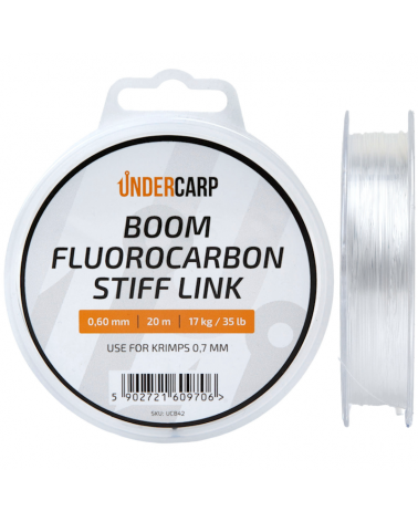Boom Fluorocarbon Undercarp Stiff Link Na Przypony Karpiowe 0.60mm 17kg 35lb 20m