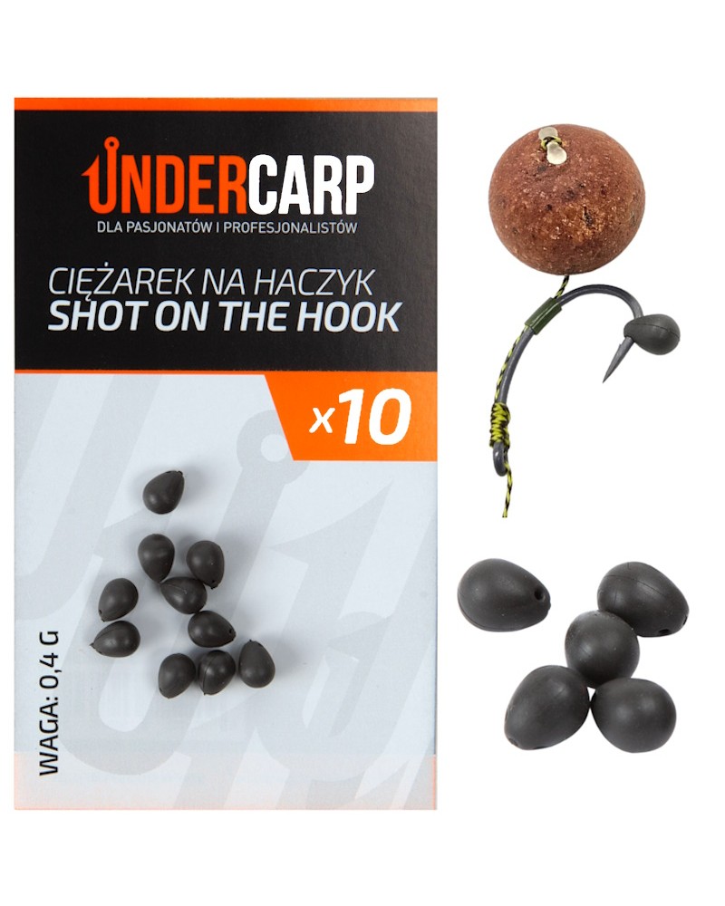 Ciężarek Na Haczyk Karpiowy Undercarp Shot On The Hook 0.4g 10szt.