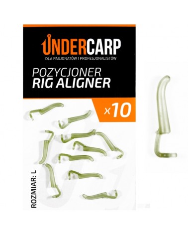 Pozycjoner Do Haków Karpiowych Undercarp Rig Aligner Zielony L 10szt.